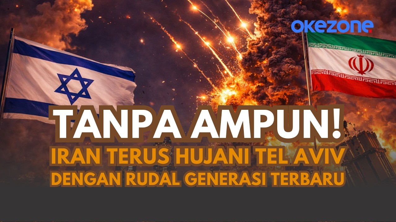 Tanpa Ampun! Iran Terus Hujani Tel Aviv dengan Rudal Generasi Terbaru, Pertahanan Israel Kewalahan