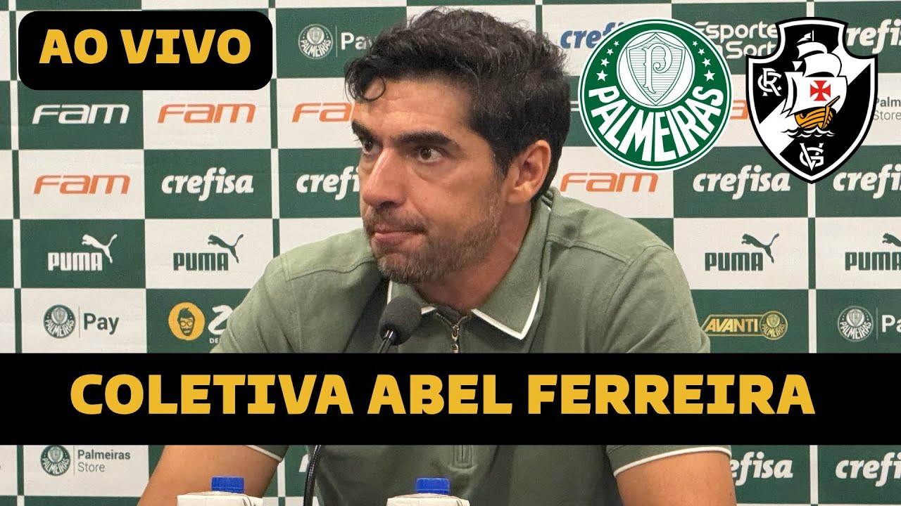 ПРЕСС-КОНФЕРЕНЦИЯ Абеля Феррейры в прямом эфире — PALMEIRAS X VASCO ПРЯМО ОТ ALLIANZ — ЧЕМПИОНАТ ...