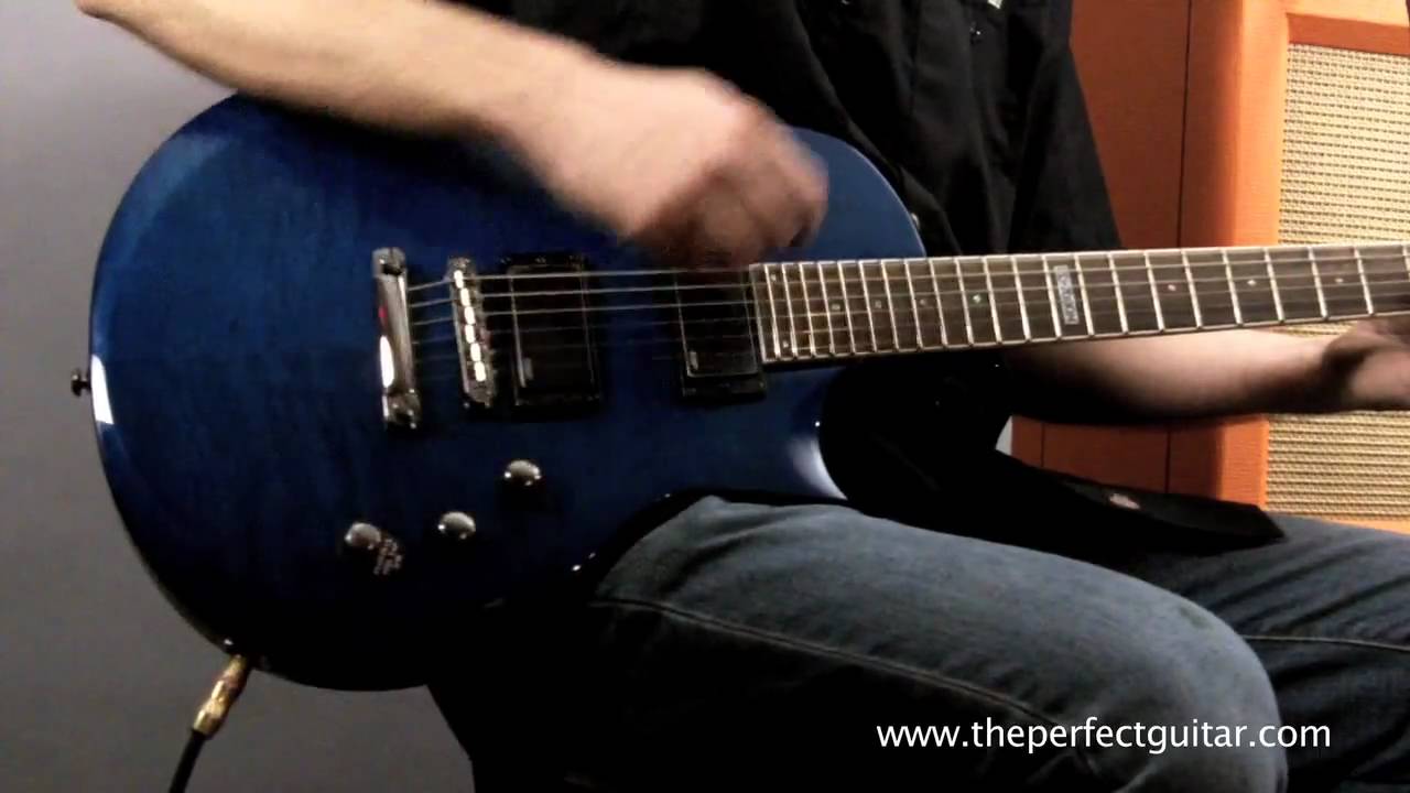 ESP LTD Standard Series EC-200QM Demo - The Perfect Guitar