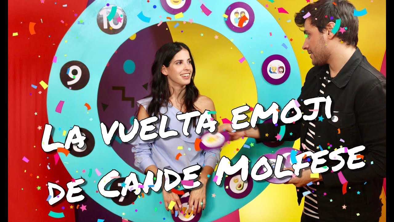 La Vuelta emoji de Cande Molfese en Fans En Vivo