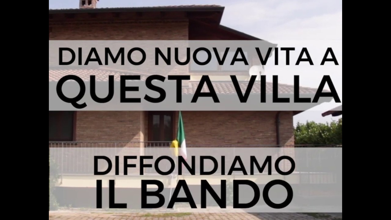 Un bando per la villa confiscata al narcotrafficante Assisi