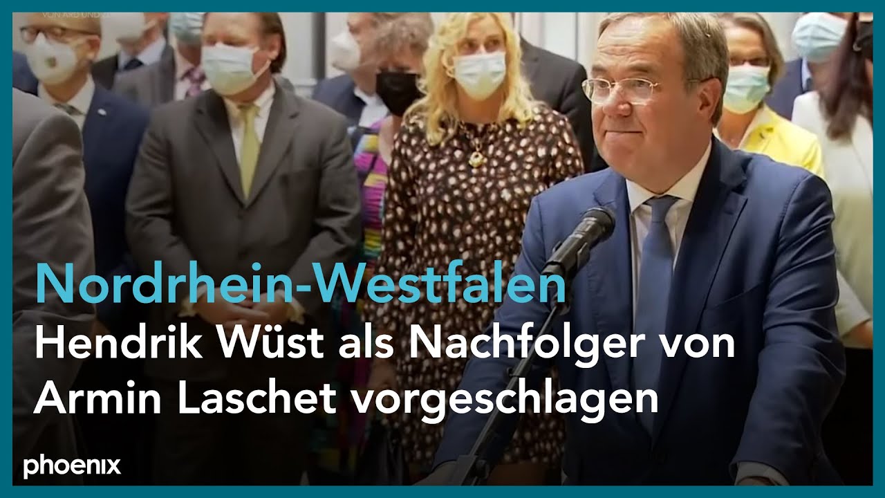 Nordrhein-Westfalen: Armin Laschet schlägt seinen Nachfolger als Ministerpräsident vor