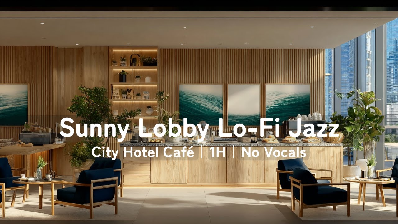 Sunny Lobby Lo-Fi Jazz | City Hotel Café 【1H｜No Vocals】