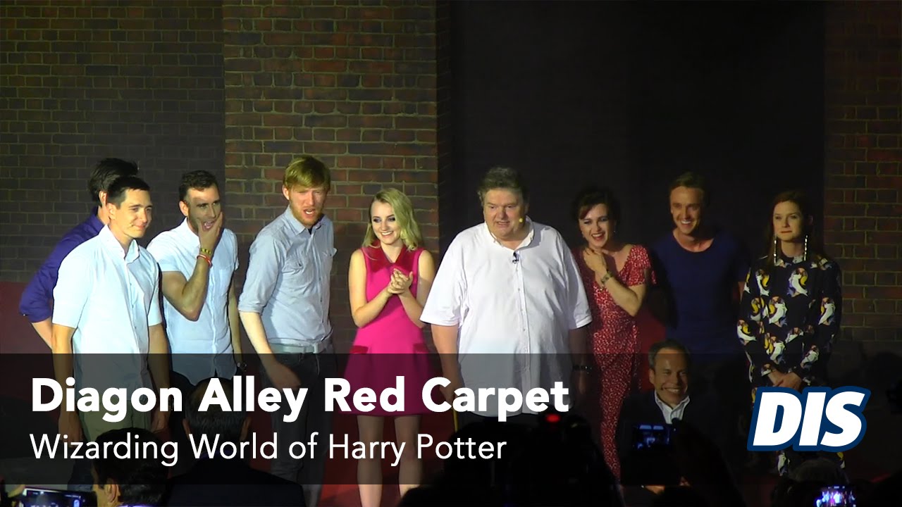 Diagon Alley Red Carpet Opening with Harry Potter Film Stars