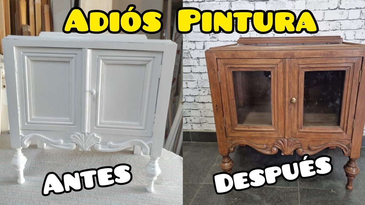!Adiós Pintura! Así recuperamos la madera Original