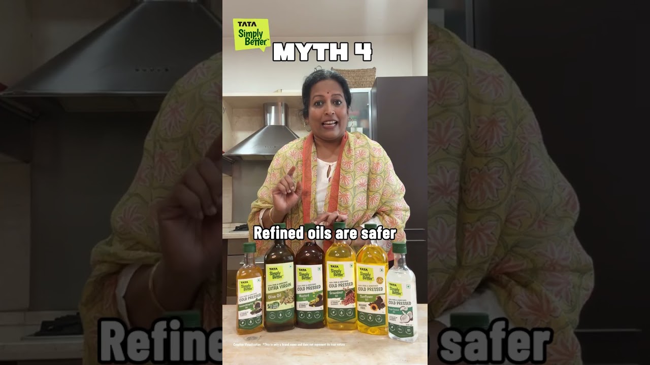 Debunking 5 common myths regarding Cold-pressed oils. 🌱 | Tata Simply Better