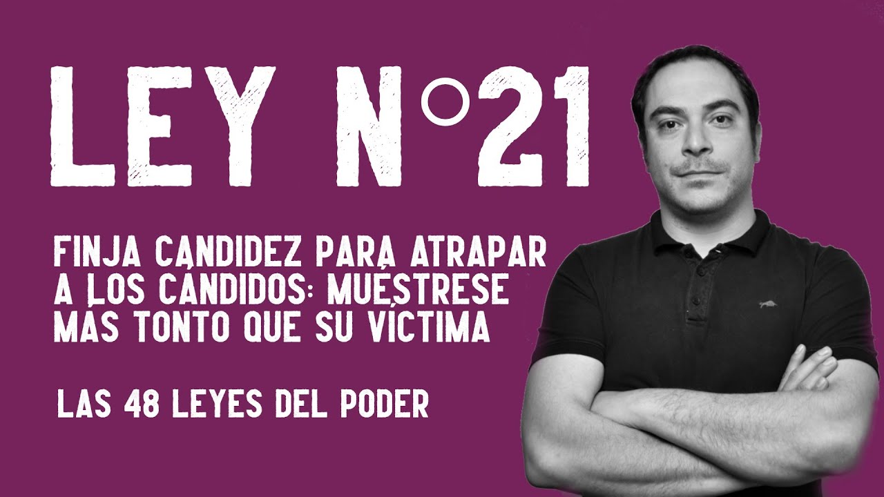 PSICÓLOGO EXPLICA el libro 📕 Las 48 Leyes del Poder 📕 II Ley #21 II Psicología del poder