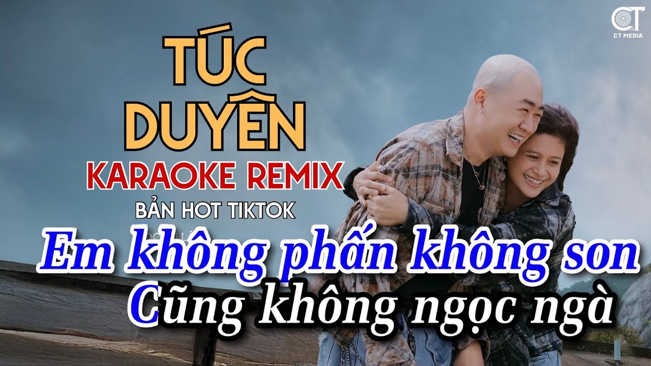 KARAOKE Túc Duyên Remix - Đoàn Lâm x HZ Rmx | Beat Gốc