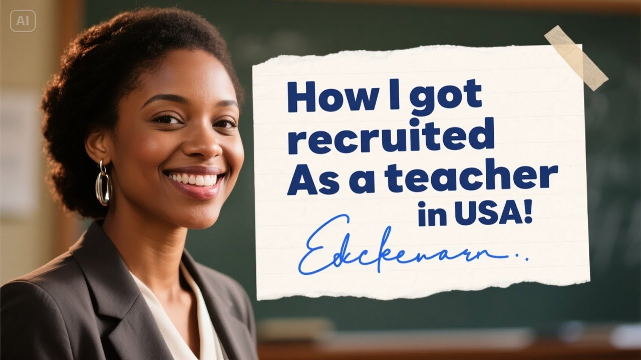 How I Got Recruited To Teach in USA ||  Easy Steps #studyabroad #teachabroad #teachers  #workabroad