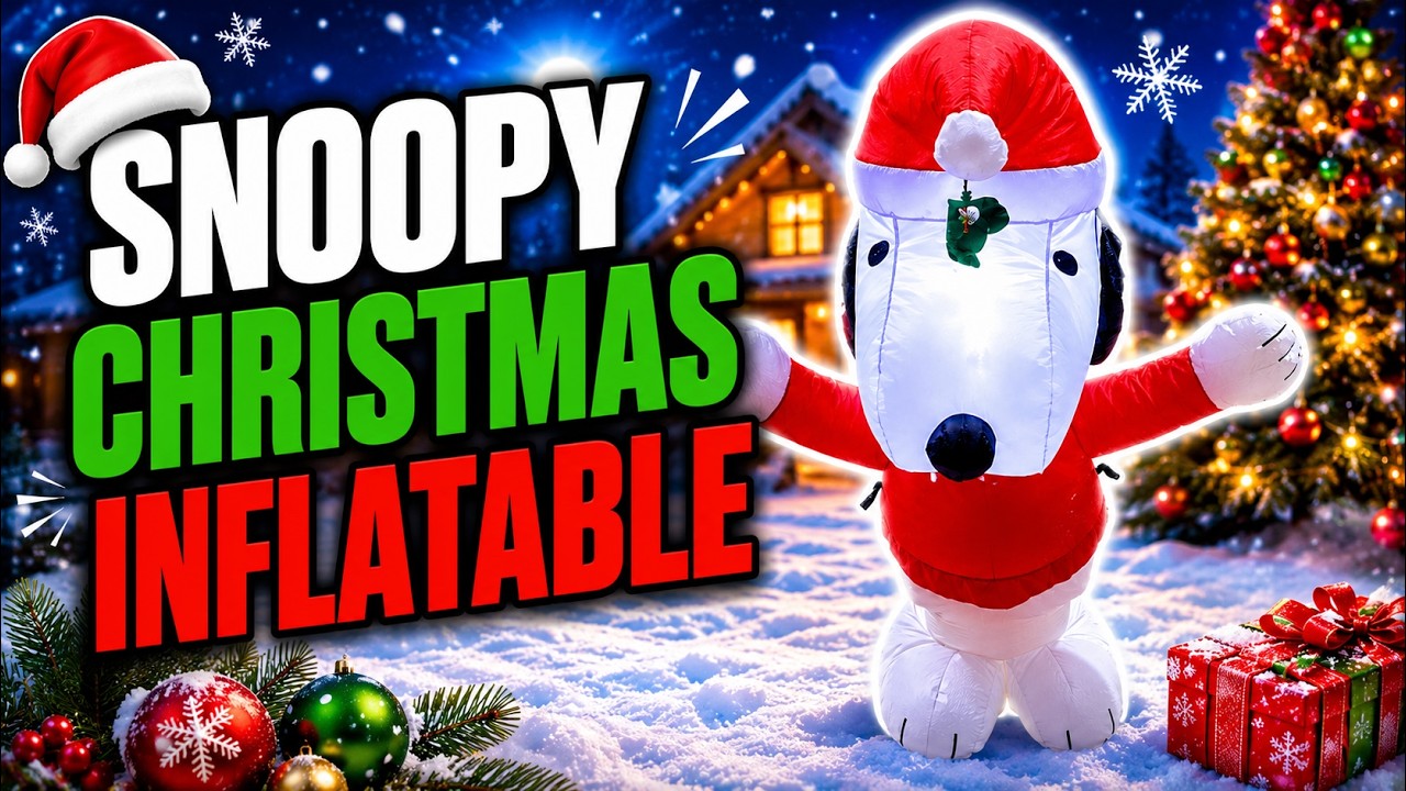 Review: Snoopy Christmas inflatable