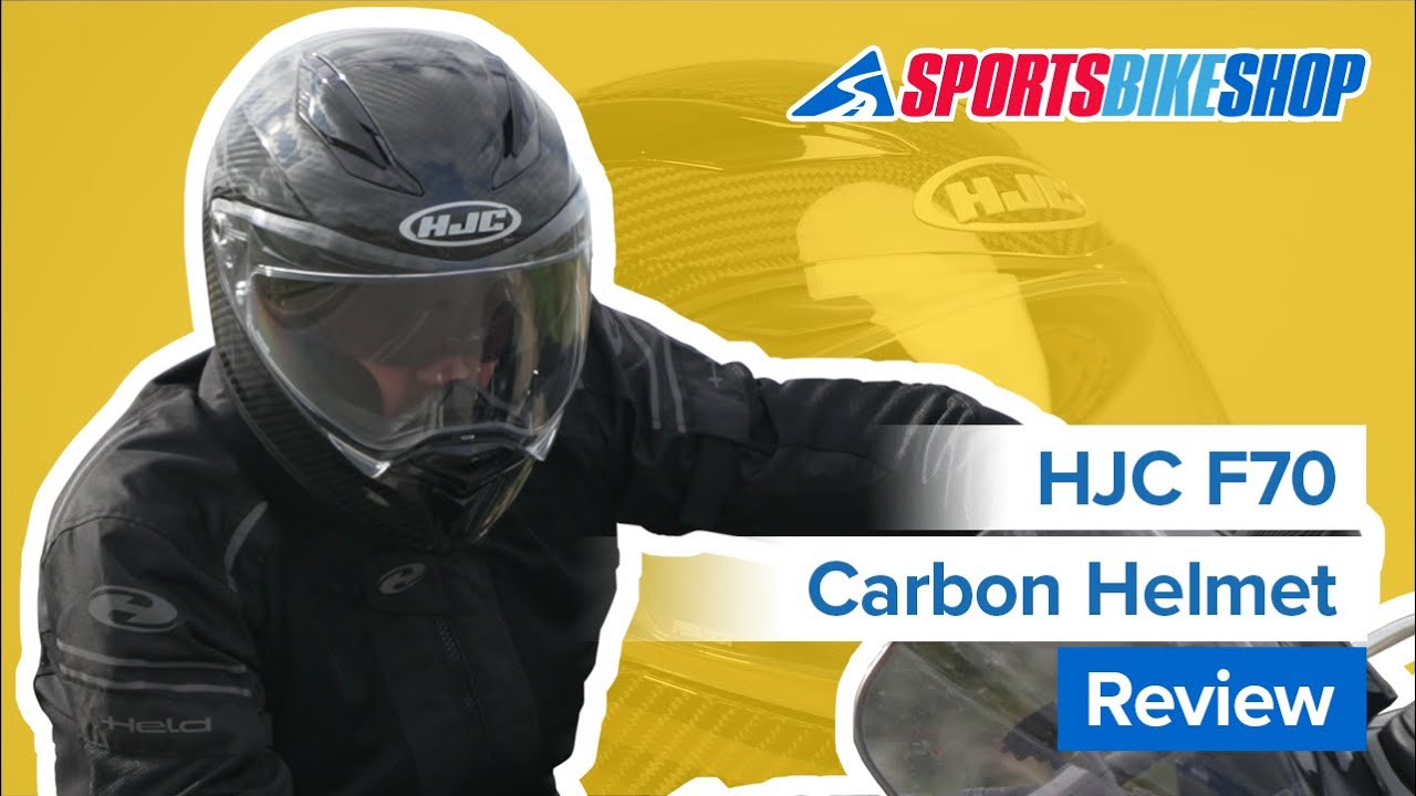 Обзор мотоциклетного шлема HJC F70 Carbon — Sportsbikeshop