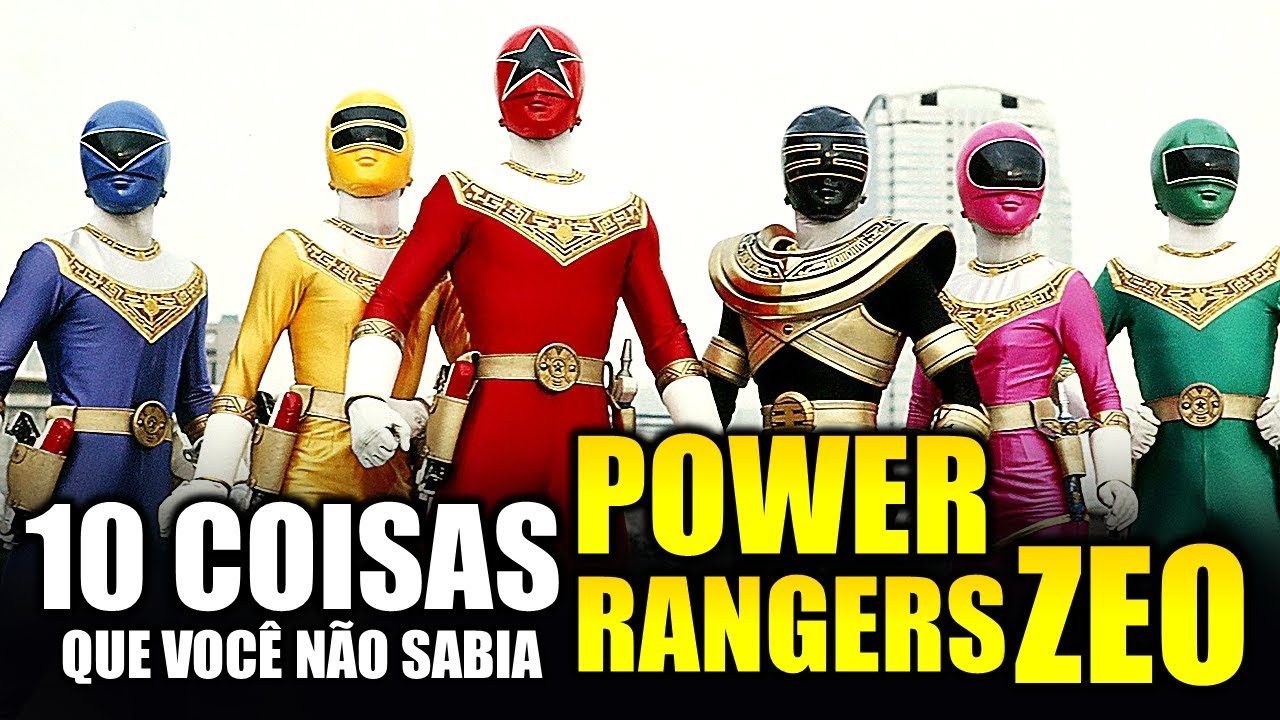 10 COISAS que voc&ecirc; n&atilde;o sabia POWER RANGERS ZEO