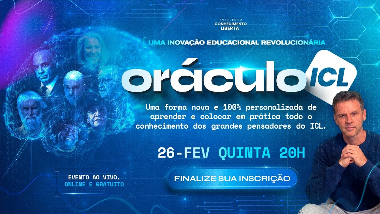 ORÁCULO ICL - UMA INOVAÇÃO EDUCACIONAL REVOLUCIONÁRIA - 26/02 ÀS 20h