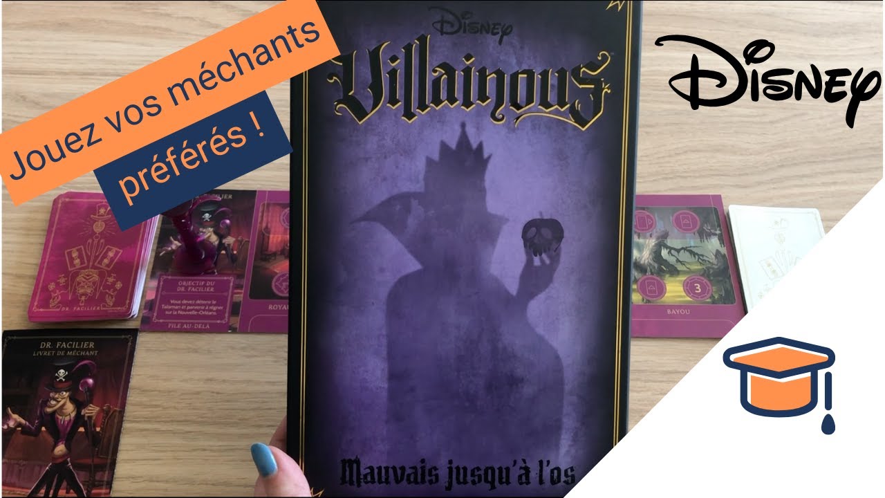 Les règles du jeu de société/de l'extension Villainous Mauvais jusqu'à l'os - Pitexplique #20