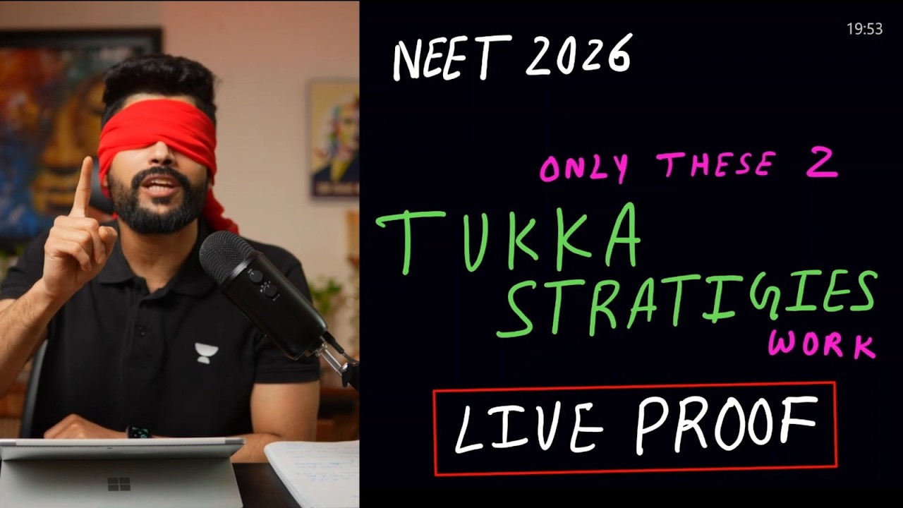 Scientific Method to Guess MCQs in NEET 2026 (Tukka Strategy with Live Proof)