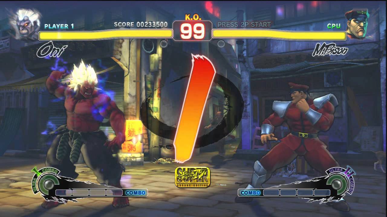ssf4ae oni scrubby arcade playthrough