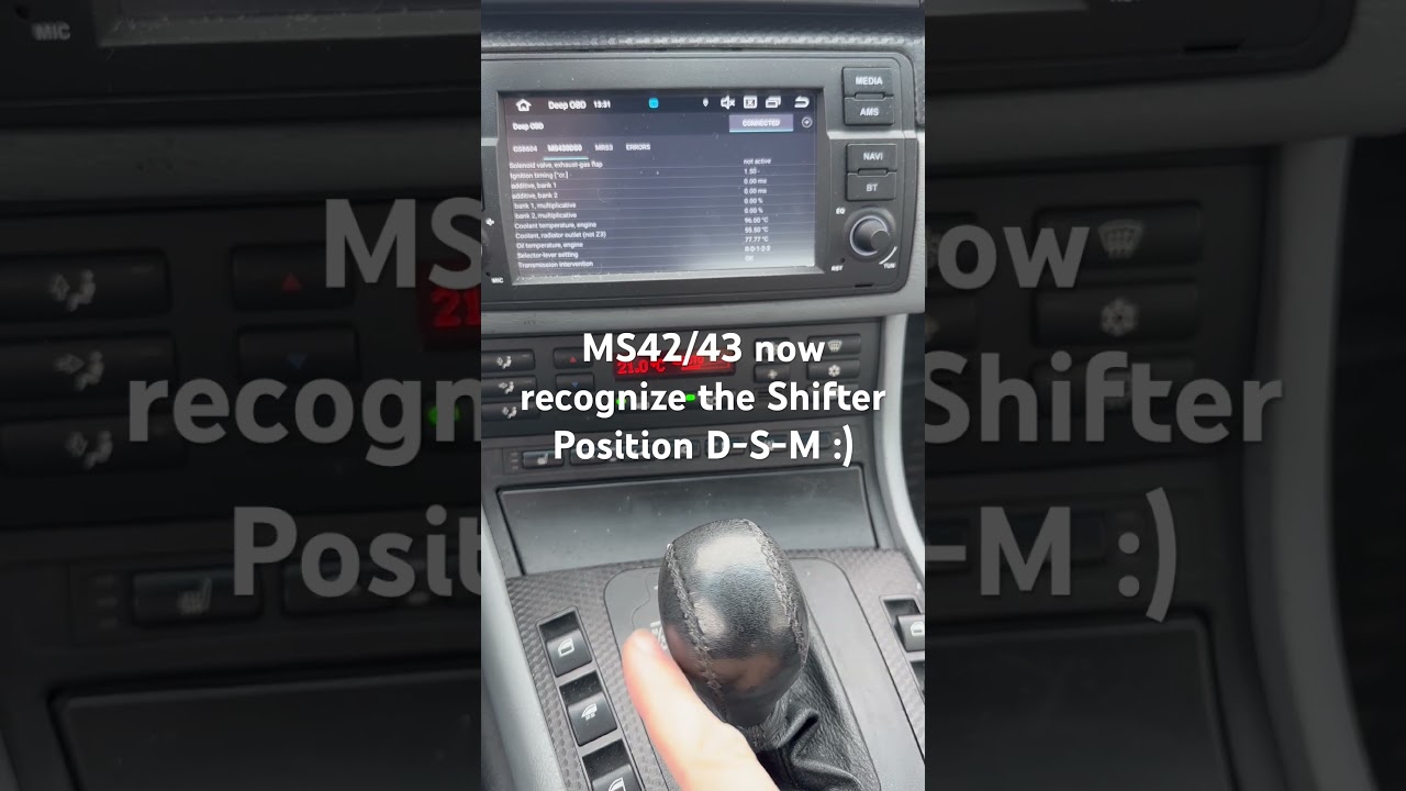 MS42/MS43 now support D-S-M based map switching :)                              Exhaust Flap mod