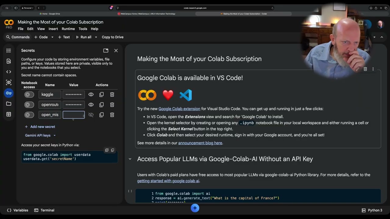 MIS 769 Google Colabs Notebooks 2026