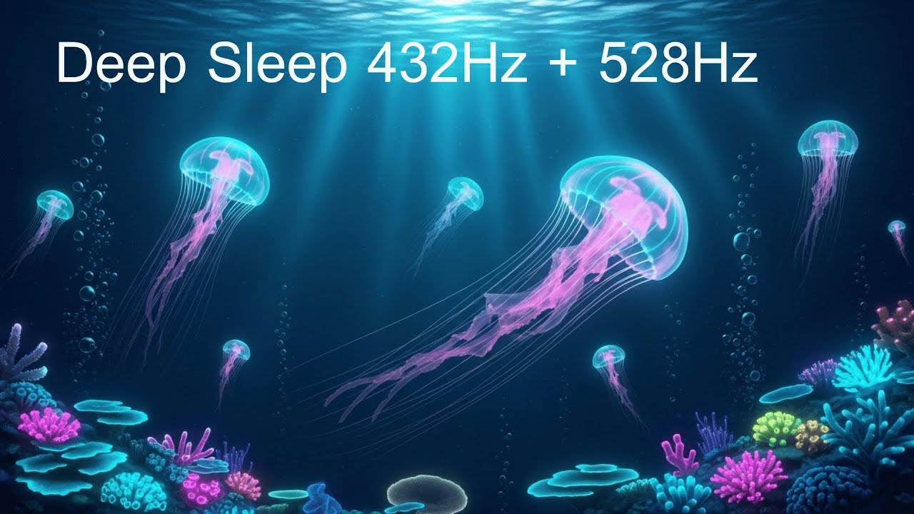 Deep Underwater Meditation |528Hz + 432Hz Healing Frequencies | ดนตรีบำบัดจิตใจและคลายเครียด