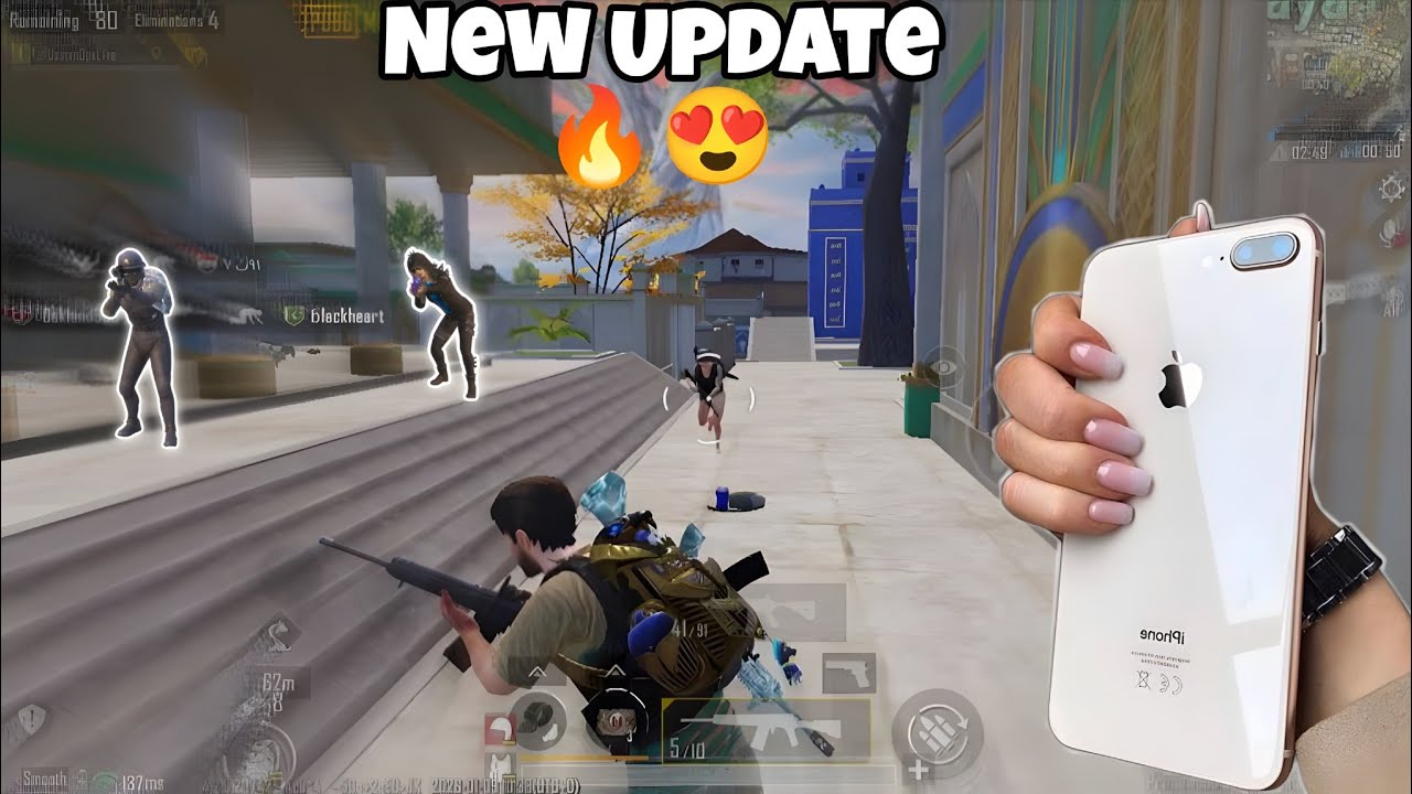 Iphone 8Plus😍Stable Smooth+60Fps Pubg Test In New 4.2Update🔥No Lag100%|Iphone 8Plus Pubg Test 2026