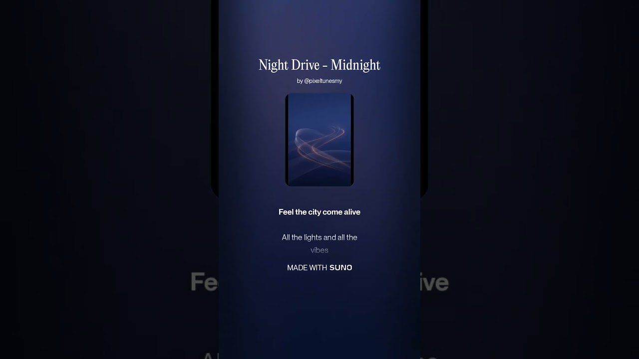 Night Drive &ndash; Midnight Version  | Female Vocal | PixelTunesMY