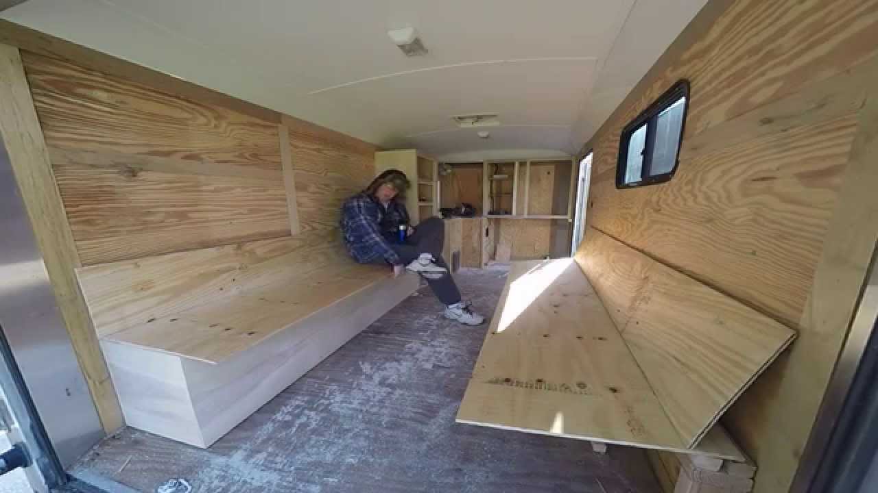 Big Rich Episode 9 - Trailer Transformation - Cargo Trailer to Toy Kayak Bike Hauler Camper