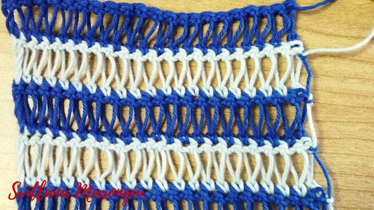Tutorial Uncinetto: Punto allungato all'uncinetto