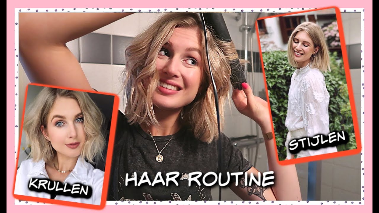 HOE IK MIJN KORTE HAAR KRUL & STIJL | Sarah Rebecca