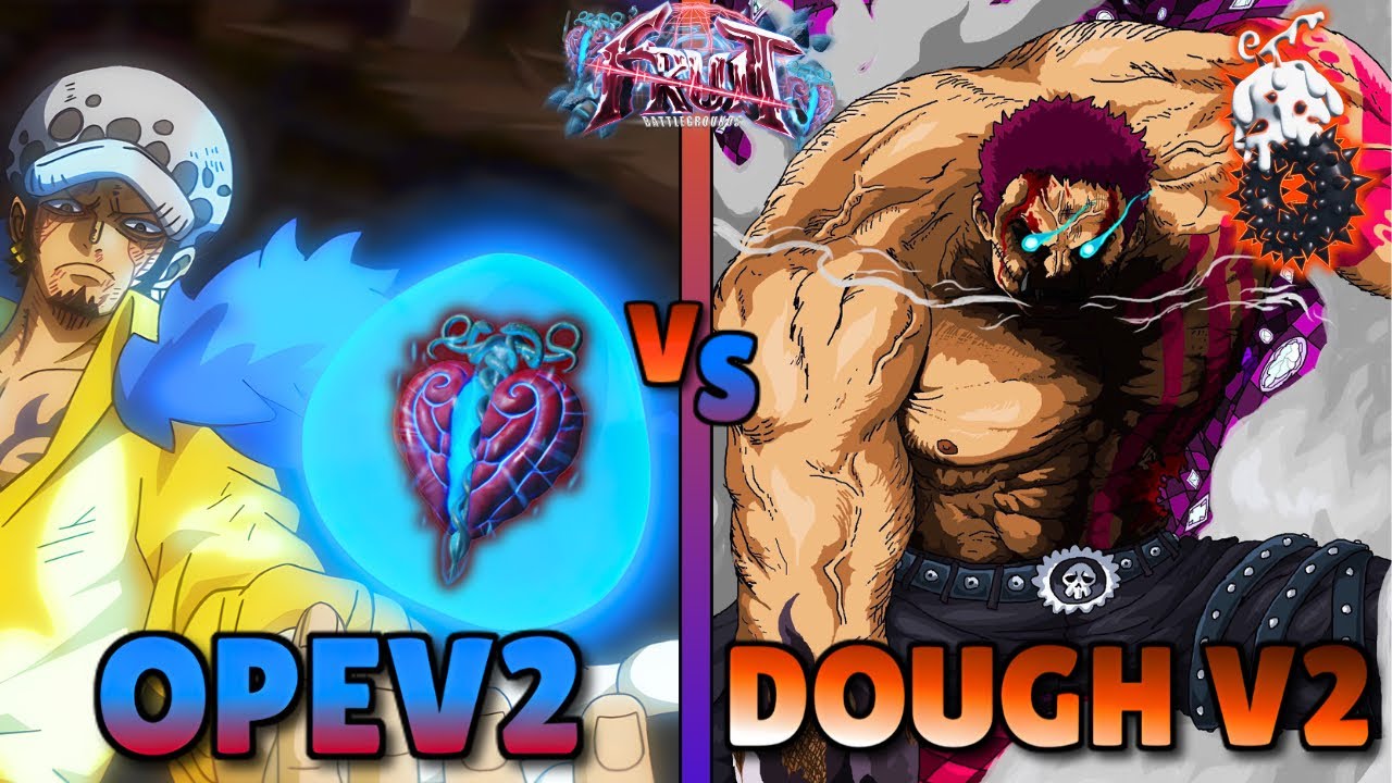 OPE V2 VS DOUGH V2 (I Channeled My Inner Peace) Fruit Battlegrounds)
