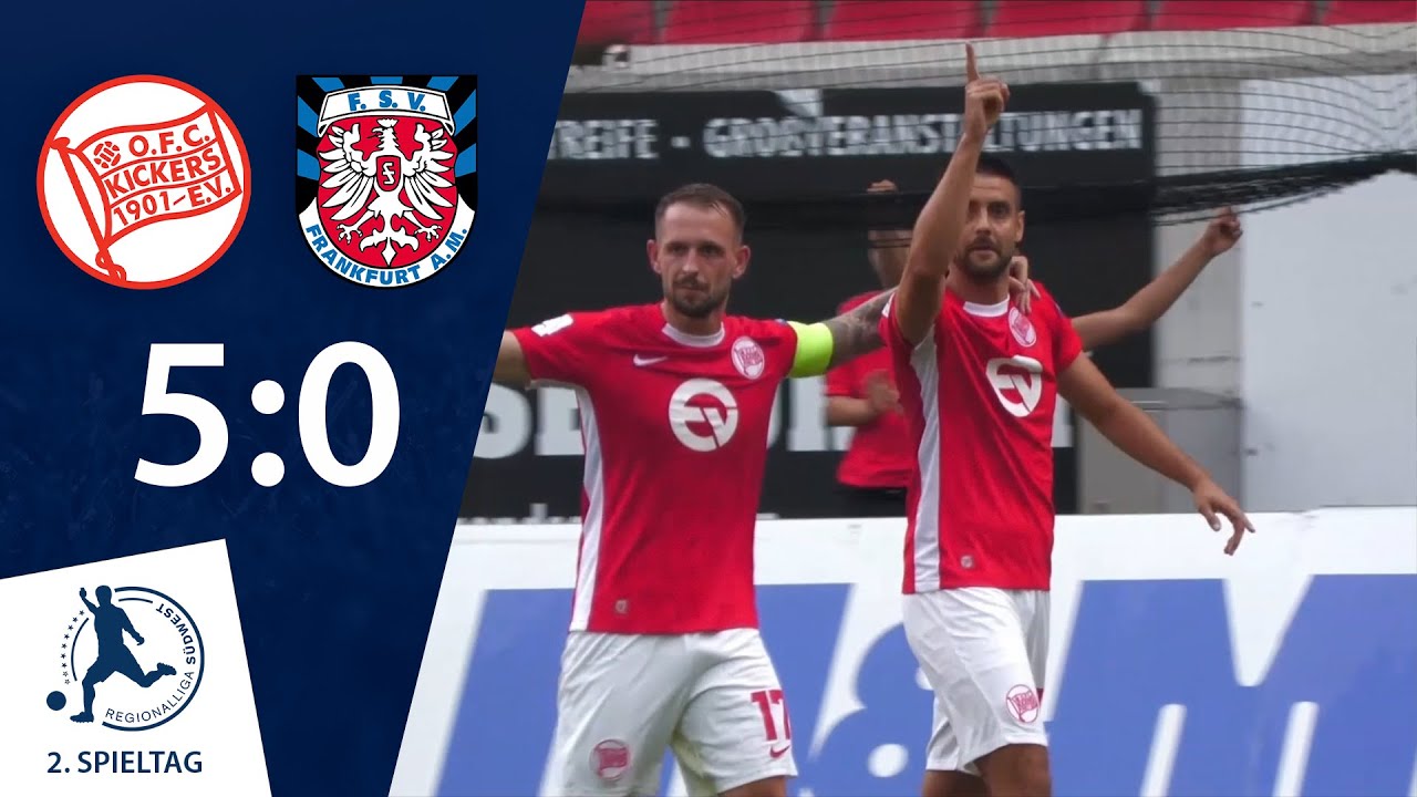 Klare Sache im Derby | Kickers Offenbach - FSV Frankfurt  | 2. Spieltag RLSW