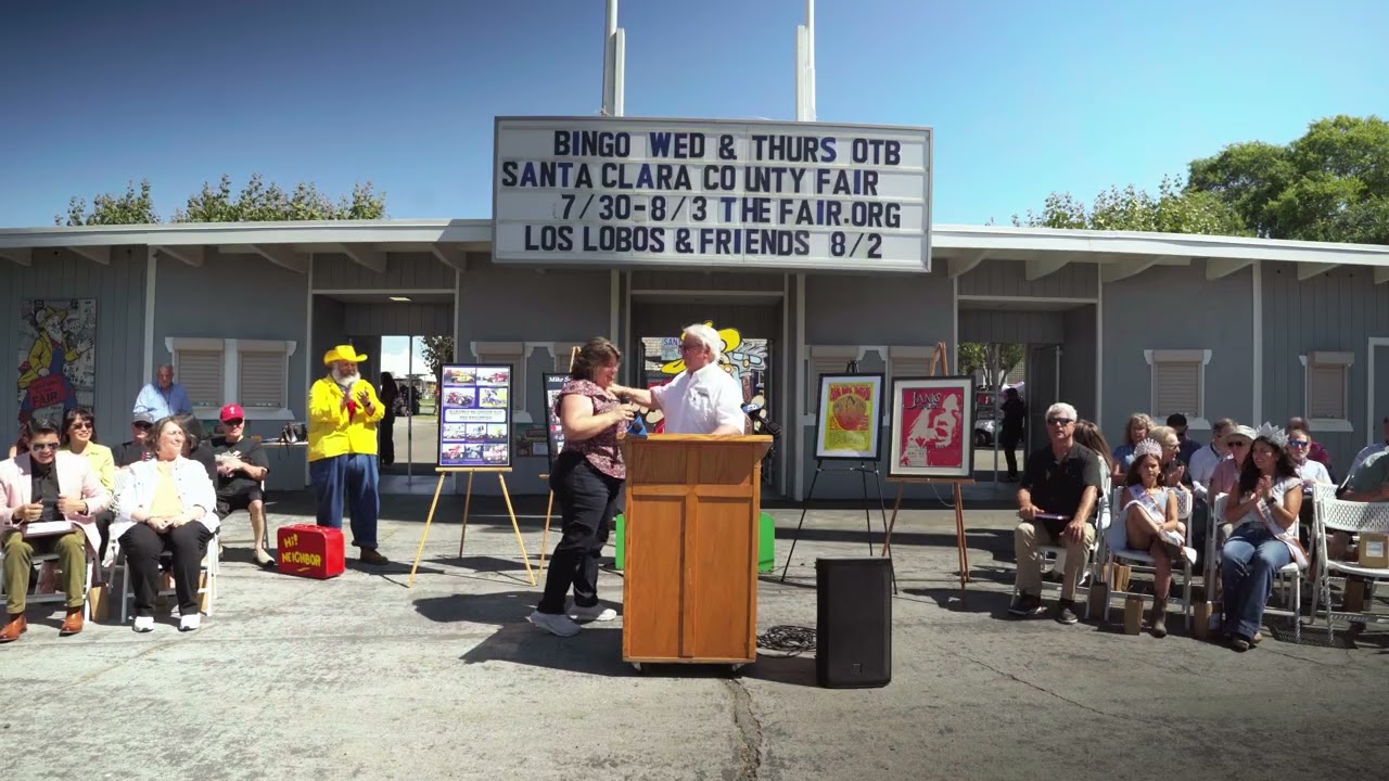 The Santa Clara County Fair Ribbon Cutting