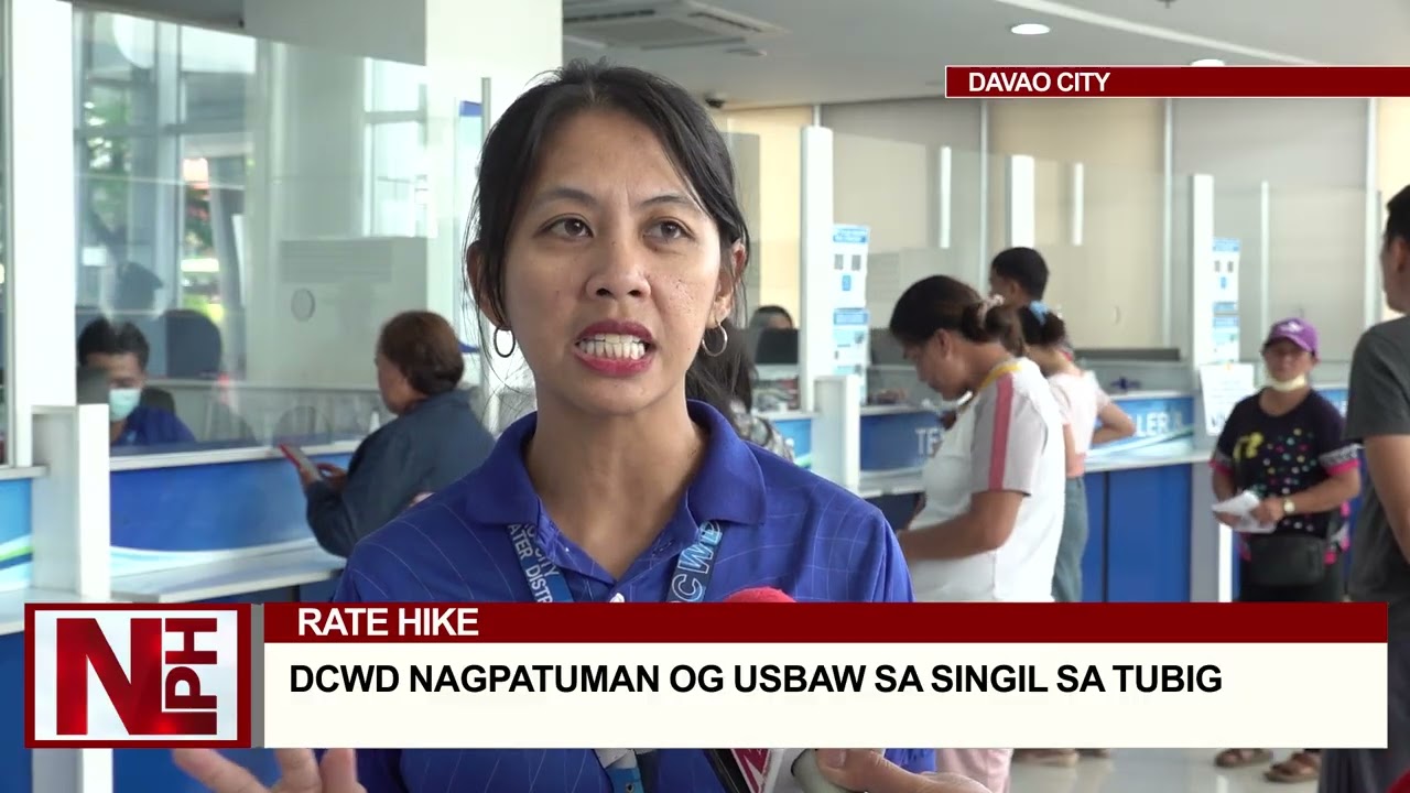 DCWD NAGPATUMAN OG USBAW SA SINGIL SA TUBIG