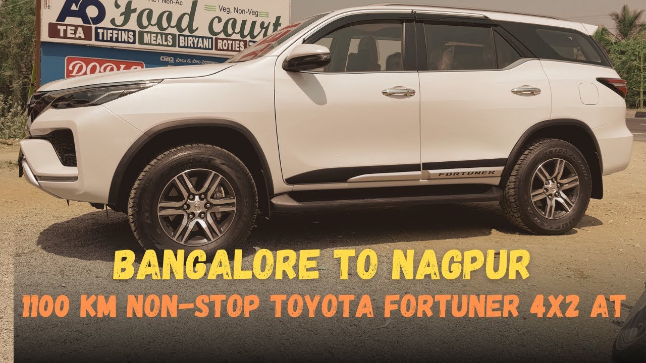 Road Trip 2025 with Toyota Fortuner | Bengaluru to Nagpur via Hyderabad | Passenger POV