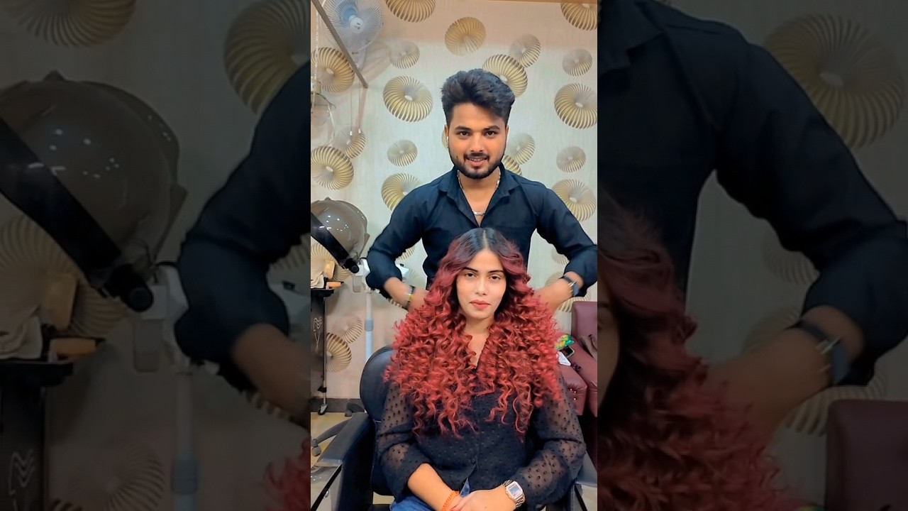 hair colour video #hairstyled #hairstyle #hair #haircutting #haircut #hairstylecutting