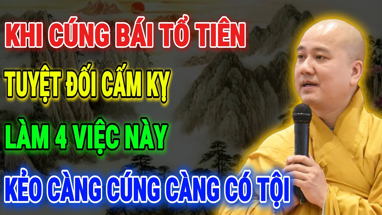 THẦY PHÁP HOÀ CHỈ BẢO: Thắp Hương Phạm 4 Điều Này – Càng Cúng Càng Mang Tội, Thần Linh Quở Trách!