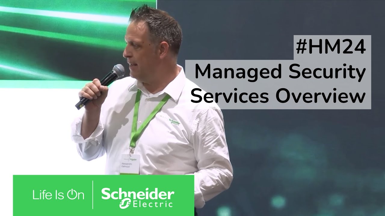 Hannover Messe 2024 Learning Lounge: Schneider Electric's Managed Security Services Overview