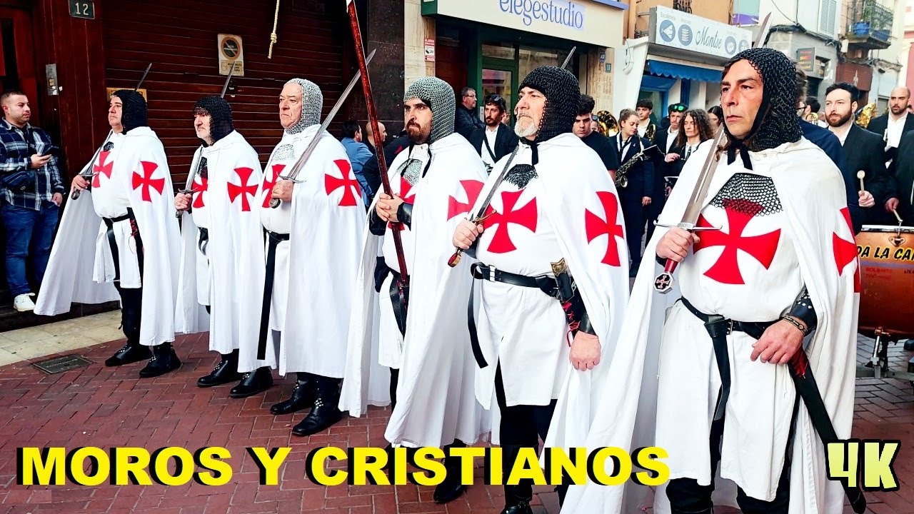 Moros y Cristianos en Gavá 2025 Barcelona, España 4K