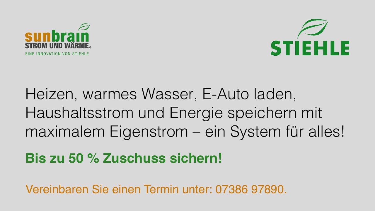 Energie speichern mit Eigenstrom