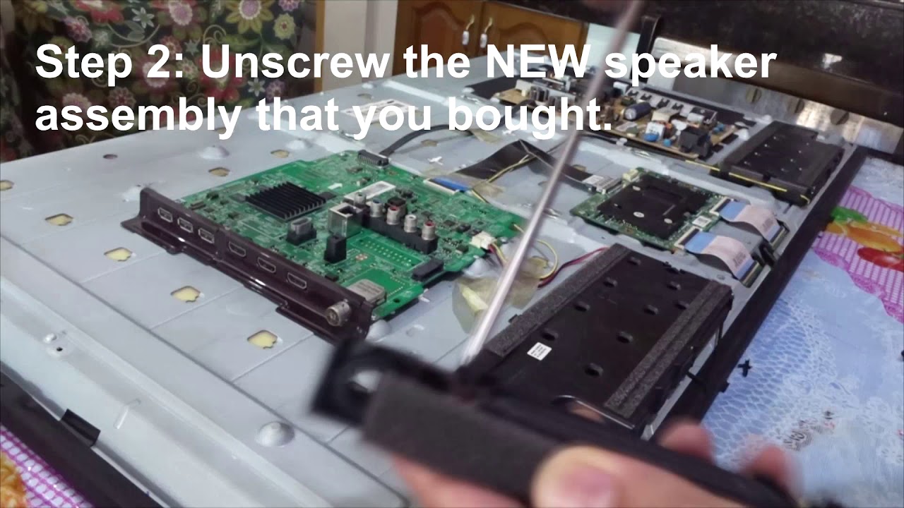 DIY Samsung UA40F6300 Smart TV Speakers Replacement!