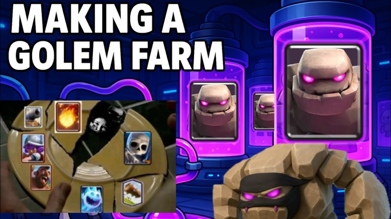 I made a Sneaky Golem Farm (in the pocket)!