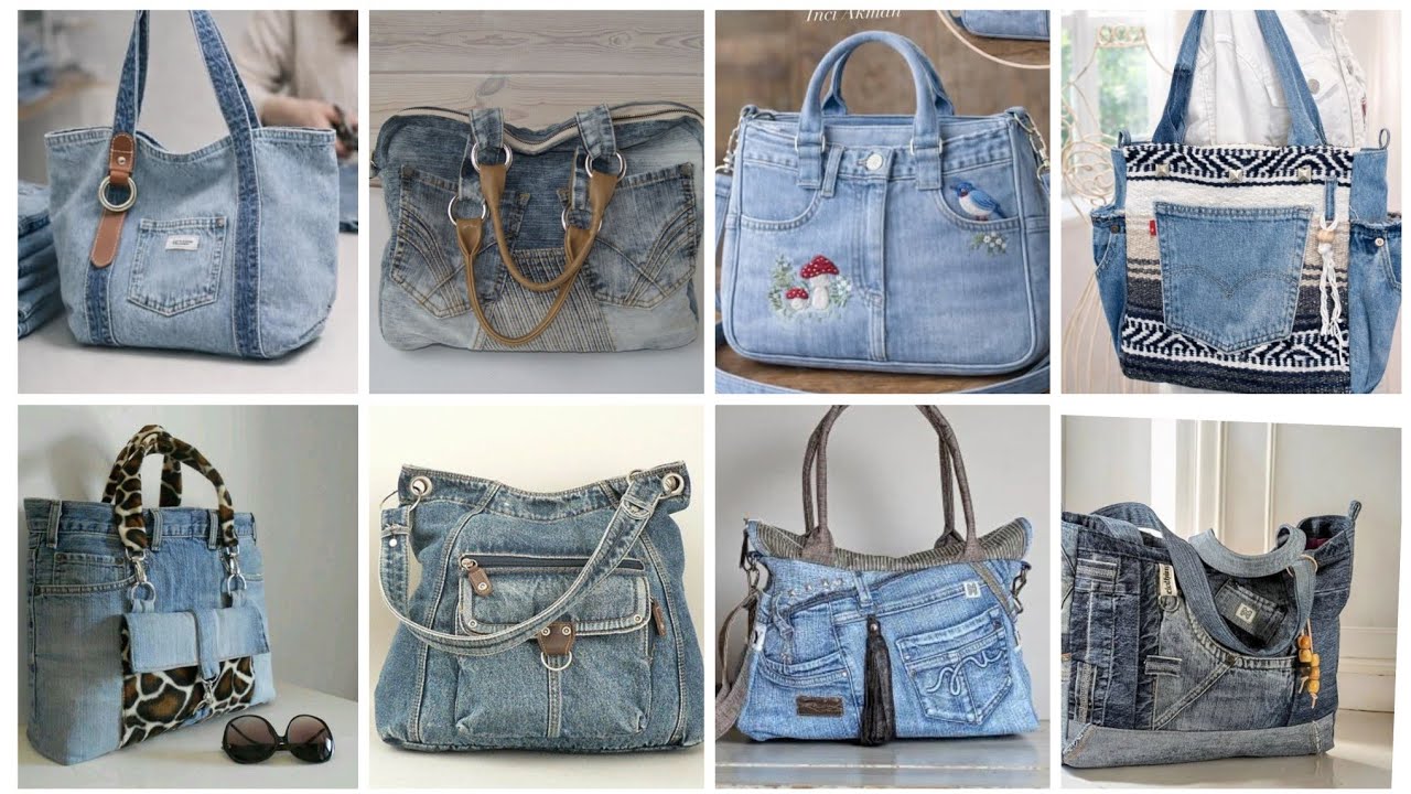 Jeans bags designing ideas for womens 