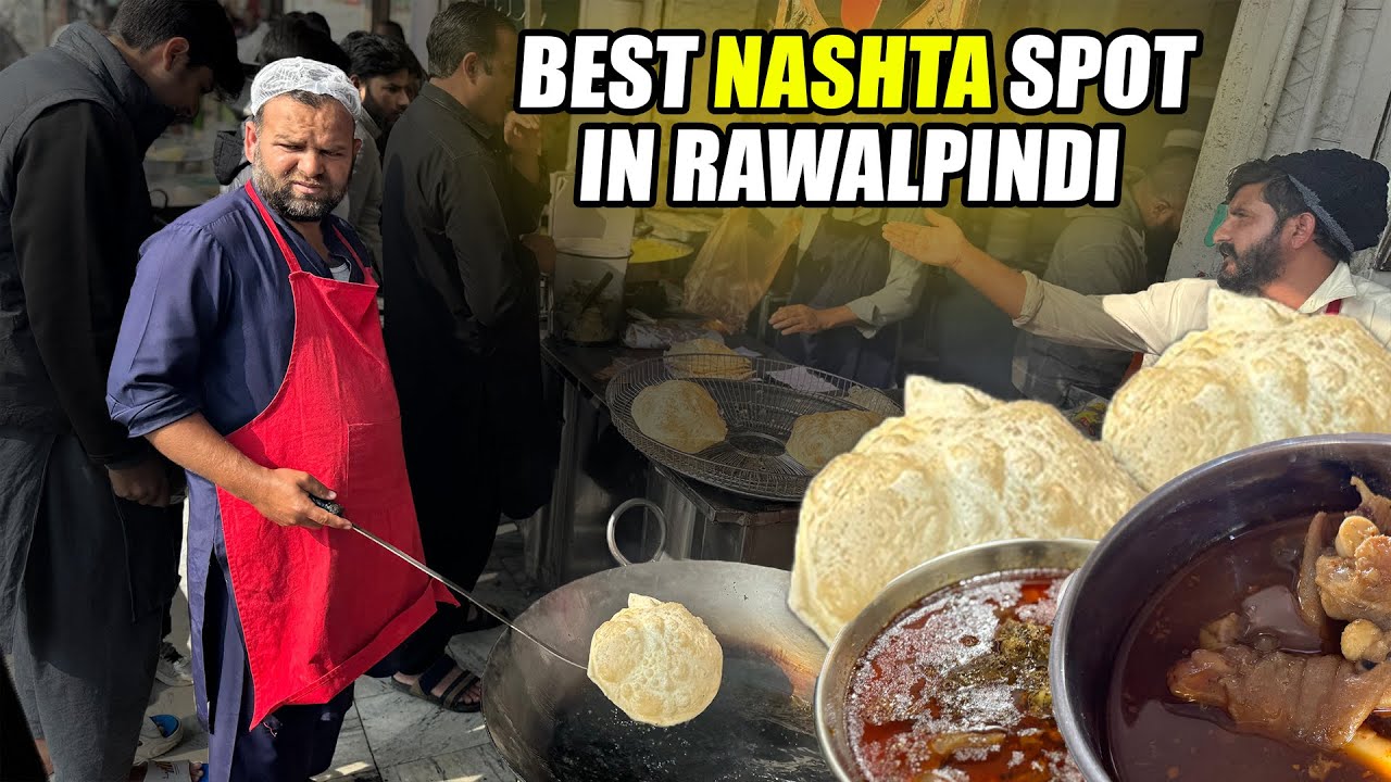 Hidden Nashta Spot In Sir Syed Chowk Rawalpindi | Student Restaurant Ki Beef Nihari & Bong Paye