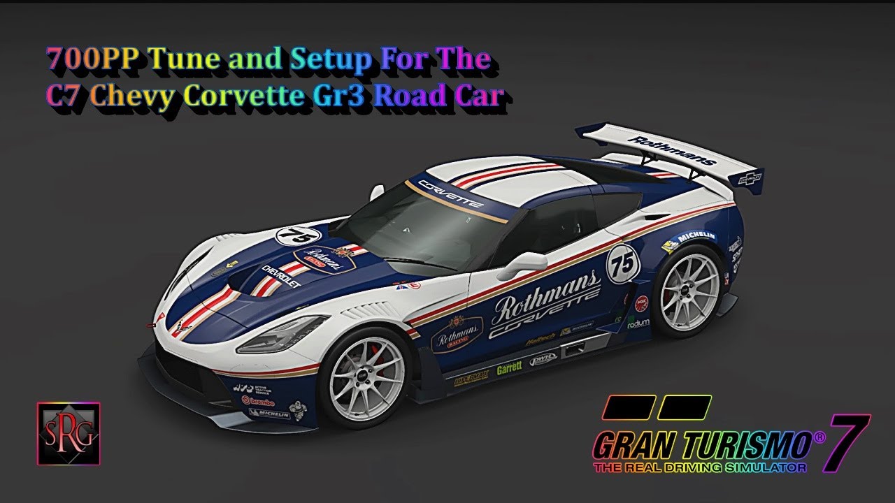 GT7 -  The Best 700 PP Chevy Corvette C7 Gr3 Road Car Tune and Setup