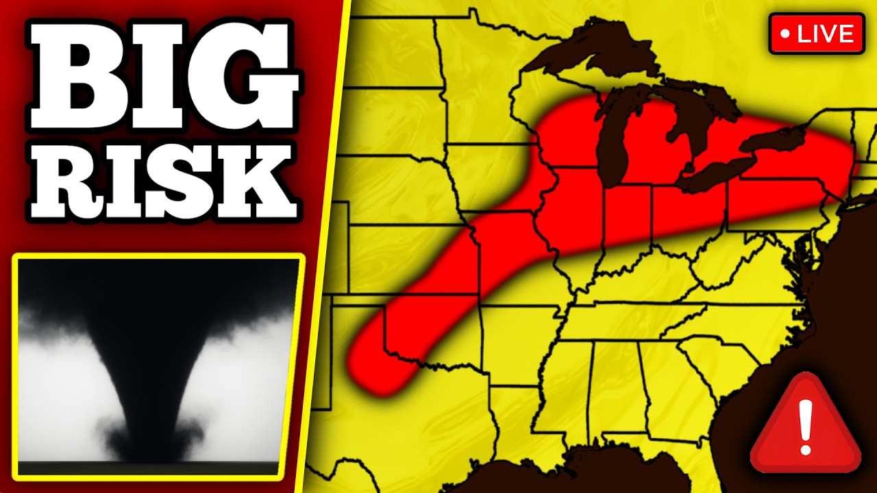 🔴 BREAKING TORNADO WARNING IN OHIO - Strong Tornadoes Possible With LIVE Storm Chasers...