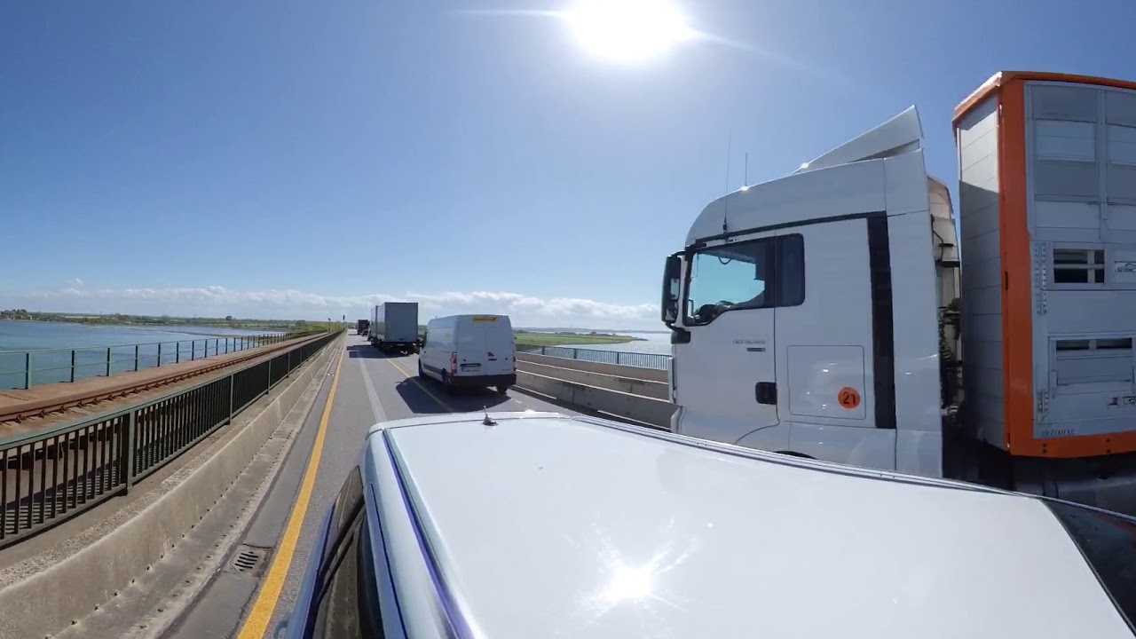Insta 360 ONE X Fehmarnsundbr&uuml;cke Fehmarn 05/2020 360&deg; Video
