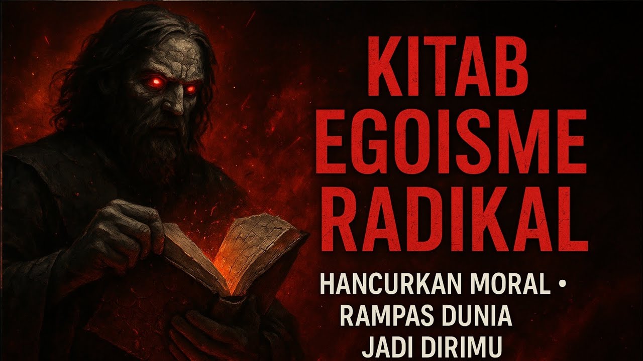 KITAB EGOISME RADIKAL: 10 Jalan Gelap untuk Menghancurkan Moral & Menjadi Diri Sendiri