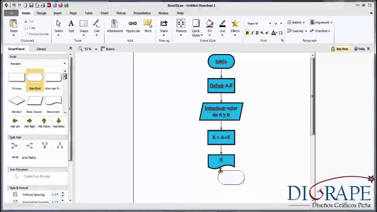 Diagrama De Flujo #2 - Sumar Dos Variables