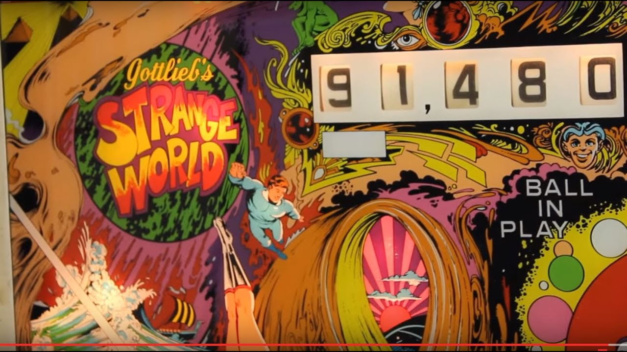 1978 Gottlieb STRANGE WORLD pinball machine