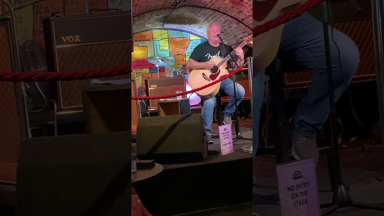 Back in the USSR by the Beatles covered in the Cavern Mathew Street Liverpool