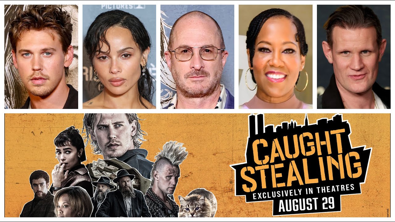 Caught Stealing interviews - Austin Butler, Zoë Kravitz, Darren Aronofsky, Regina King, Matt Smith